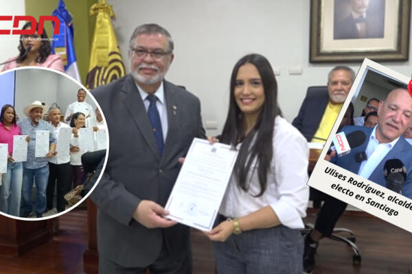 Entrega de certificados a autoridades electas en las pasadas elecciones municipales de febrero de 2024. Foto CDN Digital