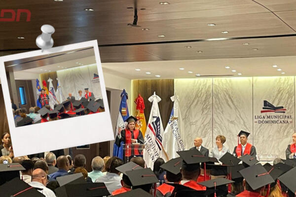 LMD gradúa nuevos expertos en materia municipal junto a la vicepresidenta de la República, Raquel Peña, en colaboración con la UCLM y IGlobal. Foto: CDN Digital 