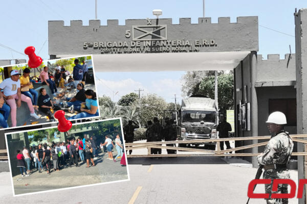 Familiares de arrestados durante allanamientos realizados en fase II Operación Caimán. Foto CDN Digital 