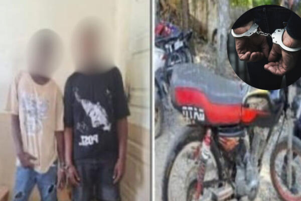 Implicados en asalto a estudiante en Caballona, SDO. Foto: CDN digital. 