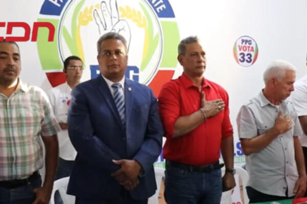 Miembros del Partido Primero la Gente anuncian apoyo a candidatos a diputados en Santiago y Luis Abinader