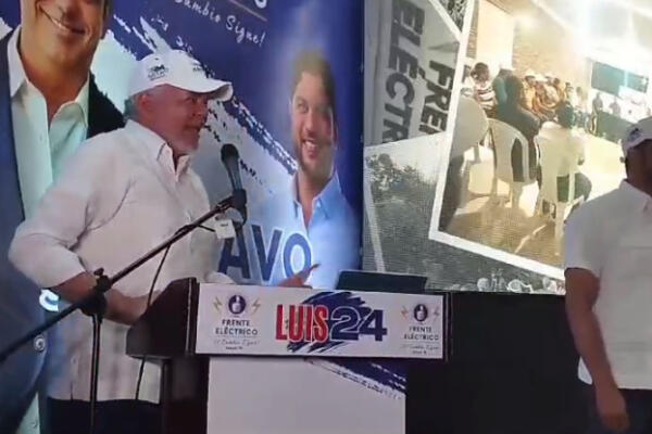 Realizan concentración en respaldo a candidatos congresuales del PRM en San Cristóbal