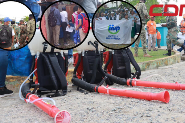 Plan nacional “Todos  contra el Dengue” en Monte Plata. Foto CDN Digital
