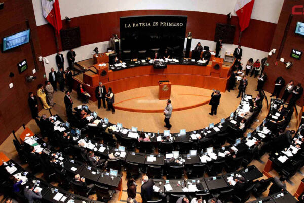 La Cámara de Senadores de México. Foto: Fuente externa