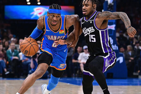 Shai Gilgeous-Alexander anotó 40 en la victoria de Oklahoma City sobre Sacramento