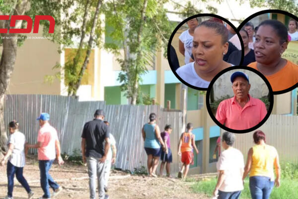 Residentes en Sabana Perdida solicitan terminación de escuela. Foto CDN Digital