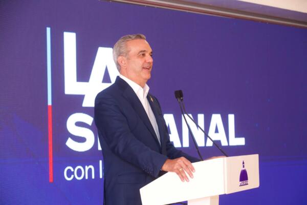 Luis Abinader, presidente de la República 
Foto: Archivo