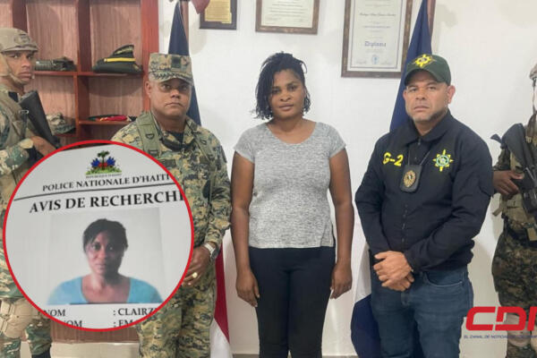 Ejército detiene a peligrosa fugitiva haitiana Clairzier Emase, al intentar ingresar al país por la zona fronteriza