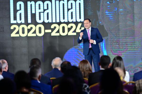 El candidato presidencial Martínez, asegura que está es la realidad pese a la situación financiera delicada y en franco deterioro.  Foto: Fuente Externa 