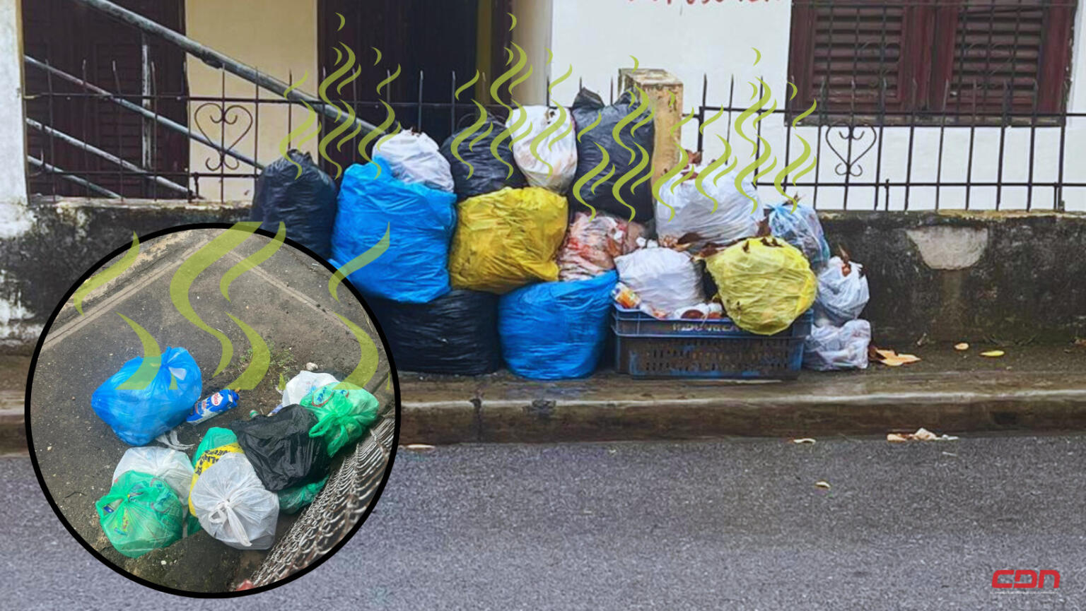 Ciudadanos denuncian cúmulo de basura en el sector la Altagracia