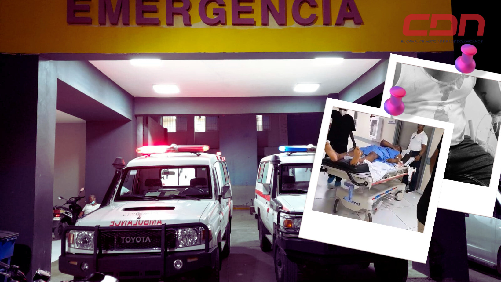 Algunos de los heridos durante tiroteo por riñas personales. Foto CDN Digital