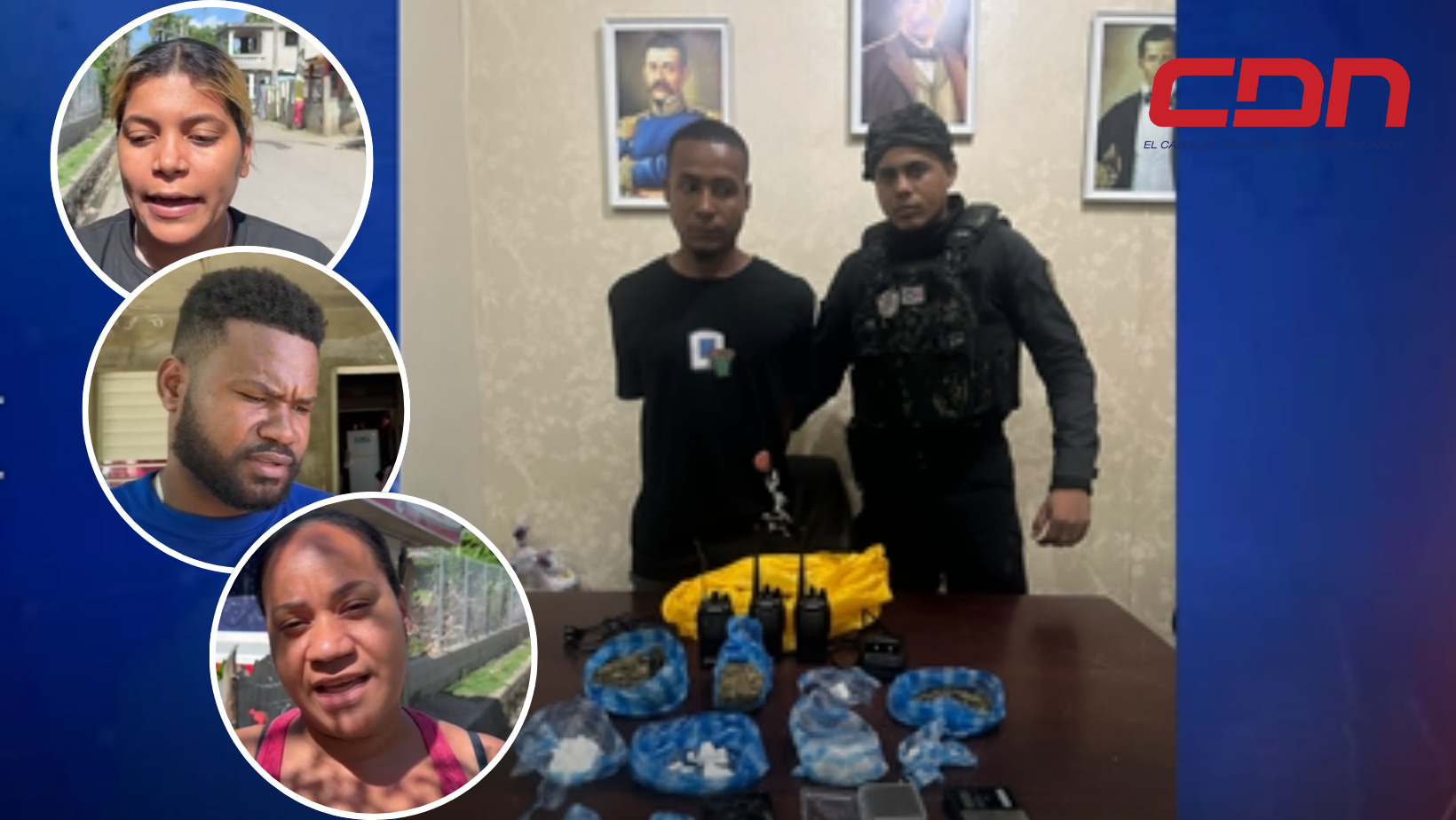 Noemí Gómez, apresado con presunta droga. Allegados aseguran “se la colocaron”. Foto CDN Digital