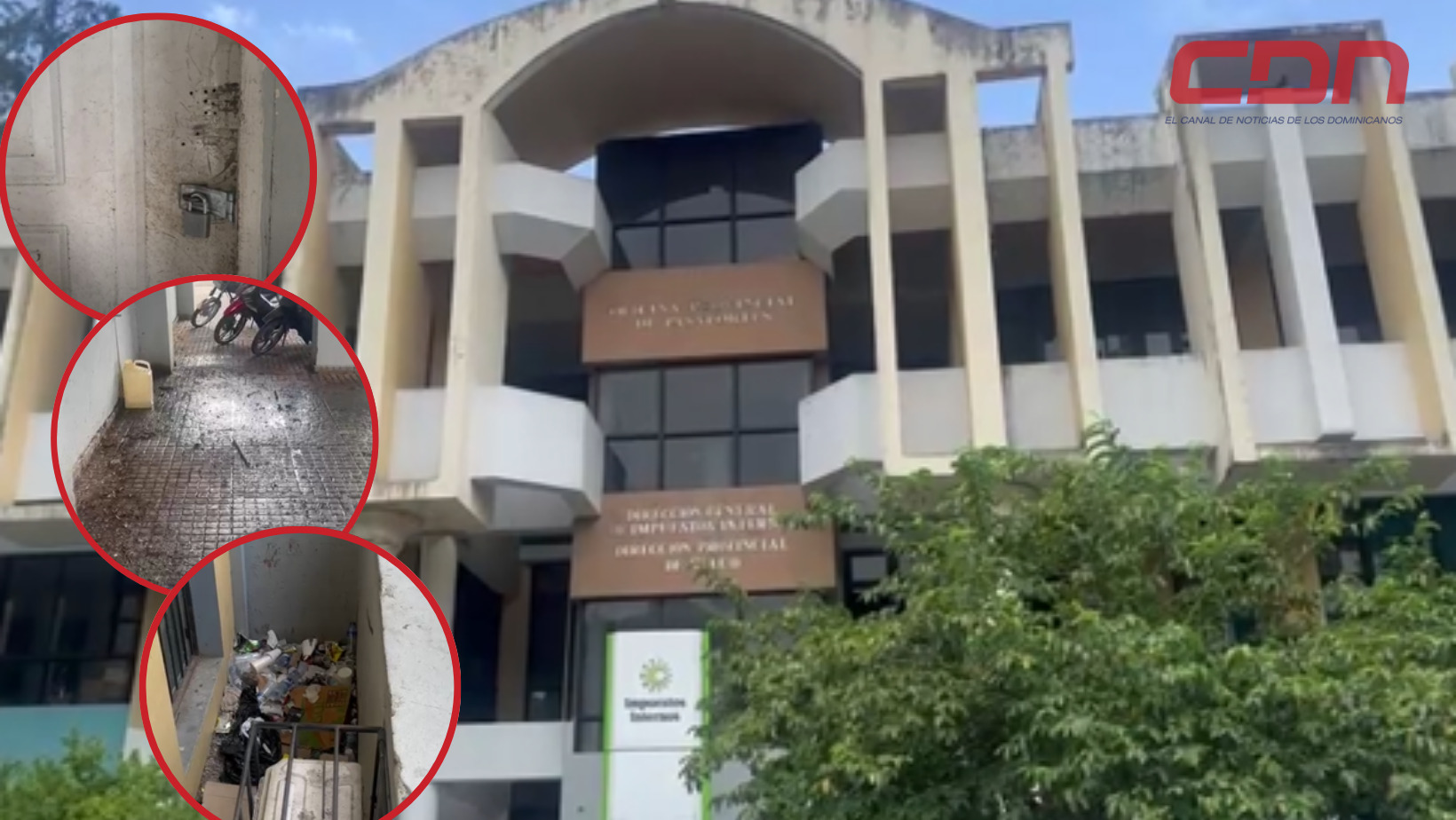 Residentes piden intervención de las autoridades en edificio Huacalito de la Vega. Foto CDN Digital