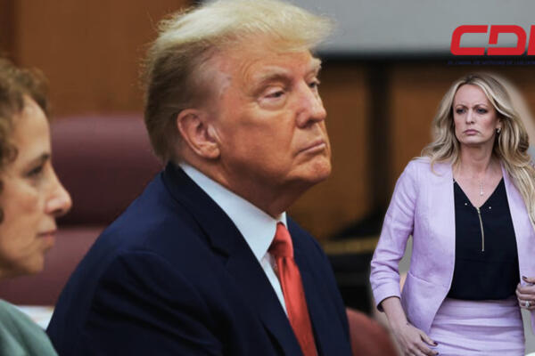 Stormy Daniels, la exestrella porno que alega haber sostenido encuentros sexuales con Trump. Foto CDN Digital