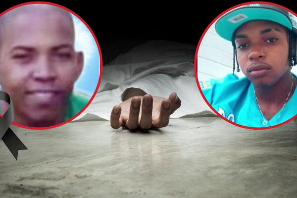 El difunto Rafael Antonio Del Rosario y el supuesto asesino Ricardo Minaya. Foto: CDN Digital
