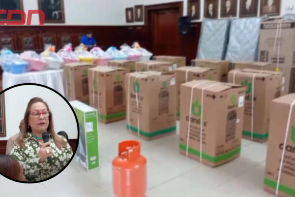 Rosa Santos, ejecutiva provincial que entregó ayudas a embarazadas y envejecientes. Foto CDN Digital