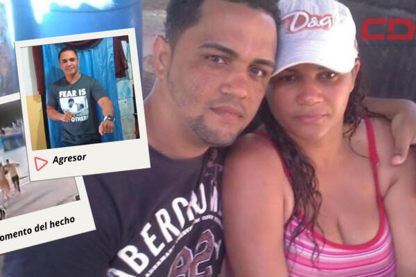 El hecho violento fue registrado en cámara por el hijo menor de la pareja. Foto CDN Digital