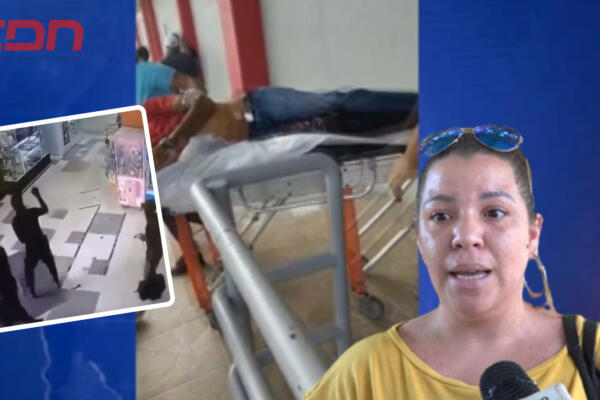 Alexandra Núñez, informó que su padre recibió una herida de bala momentos en que inició el tiroteo. Foto CDN Digital