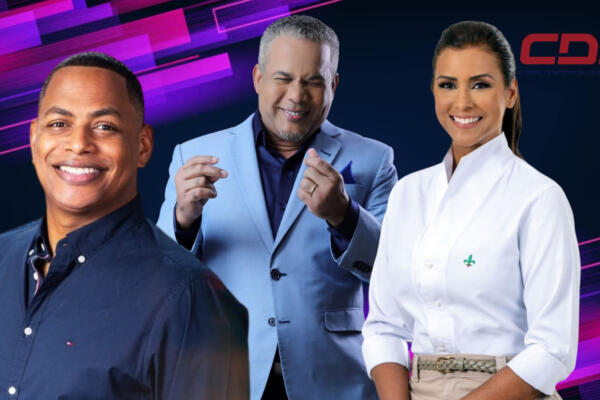 Bolivar Valera, Hector Acosta y Selinée Méndez . Foto CDN Digital
