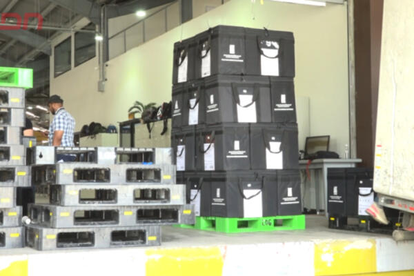  Avanza distribución de boletas y otros materiales para los comicios del 19 de mayo. Foto: CDN Digital 