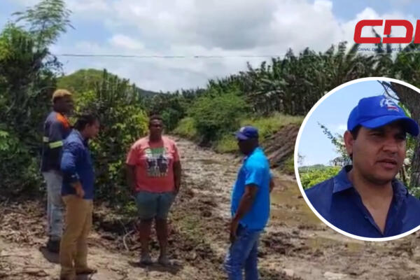 Las lluvias afectaron decenas de comunidades de la parte oeste de la provincia de Puerto Plata. Foto CDN Digital