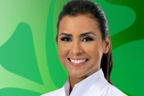 Selinée Méndez apuesta a su cara y sonrisa para ser identificada en la boleta (Fuente Externa)