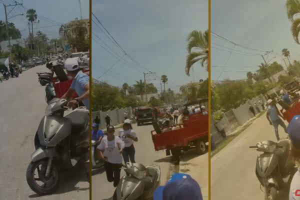 Disparos durante caravana del PRM en Barahona (CDN Digital)