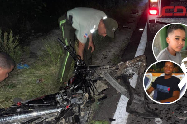 Dos de las víctimas de aparatoso accidente en Tamyo. Foto CDN Digital