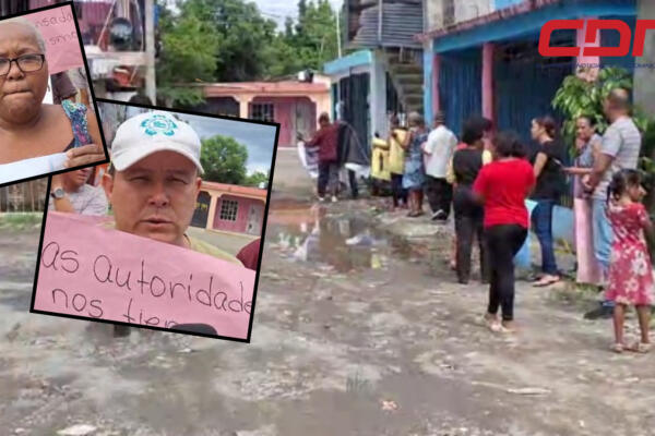 Comunitarios exigen reconstrucción de puentes y arreglos de calles. Foto CDN Digital