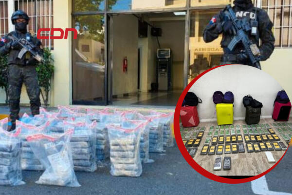 Incautan 104 paquetes de presumible cocaína. (Foto: CDN Digital)
