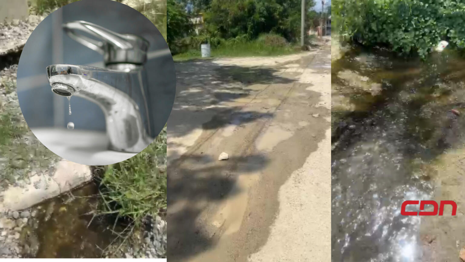 Moradores de Bayona dicen llevan dos meses sin agua