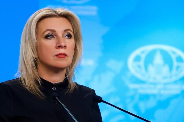 La portavoz del Ministerio de Asuntos Exteriores ruso, María Zajárova, reaccionó a las promesas del jefe de Estado de Estonia. Foto: Fuente externa. 