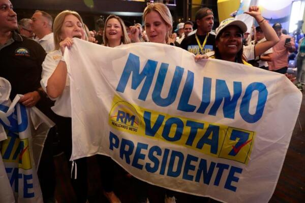 Mulino, el delfín de Martinelli, lidera elección en Panamá superado el 57 % del escrutinio