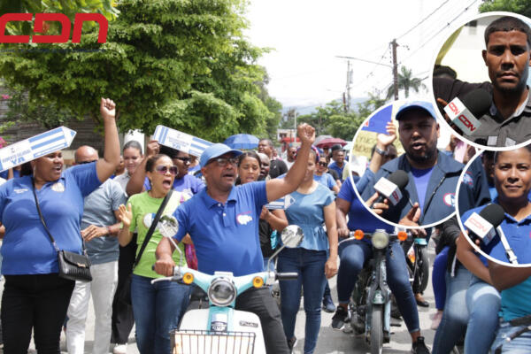 Docentes marchan en reclamos de que se cumpla lo pactado entre la ADP y el Minerd. Foto CDN Digital