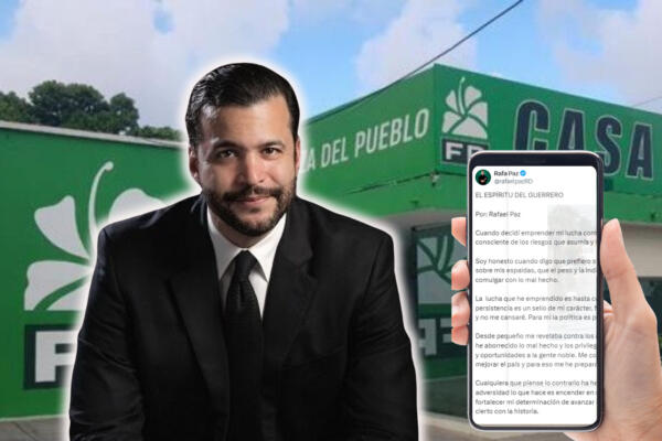 Rafael Paz tras no inclusión de boleta diputado Fuerza del Pueblo