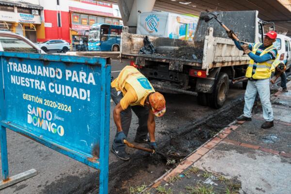 Realizan limpiezas de imbornales y podas de árboles en el Distrito Nacional