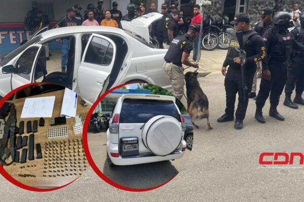 PN captura otros dos delincuentes del grupo armado que perpetró asalto en Banreservas. (Foto: CDN Digital)