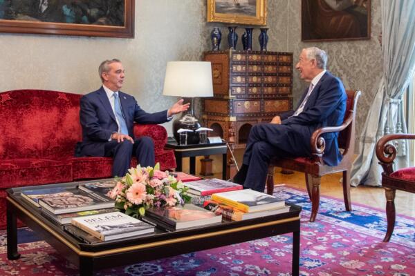 Presidente de Portugal define a Luis Abinader como un gran líder en la región de Centro América y el Caribe (foto, fuente externa)