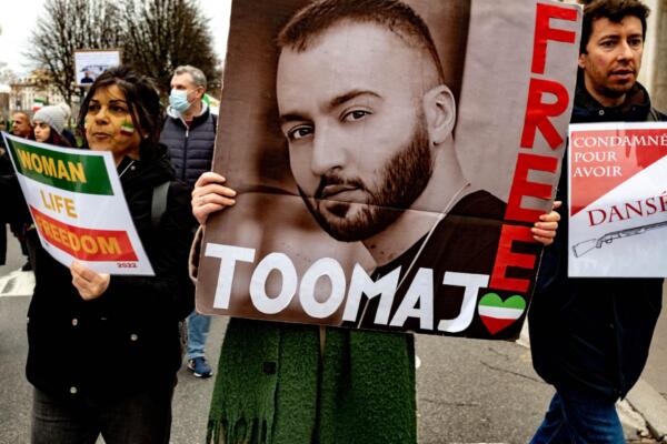 Toomaj Salehi, fue condenado en abril de 2024 por el cargo de «corrupción en la tierra», uno de los delitos más severos en Irán | Fuente externa 