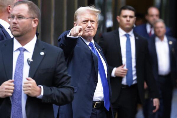 Fotografía del expresidente de EE.UU. Donald Trump. EFE/Peter Foley