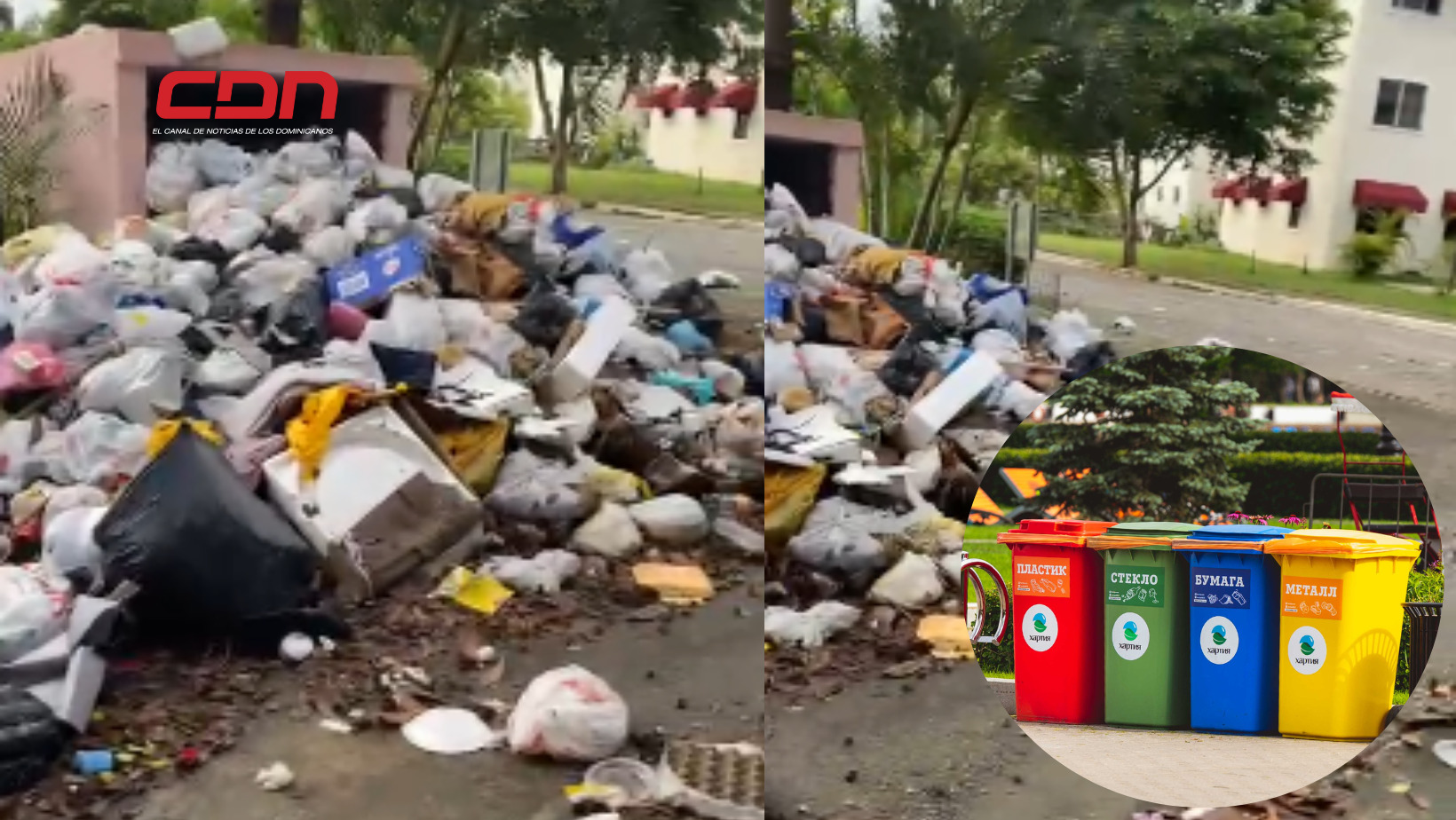 Moradores del residencial Carmen Renata lll, de Pantoja, denunciaron que se encuentran agobiados por el gran cúmulo de basura en el lugar.
