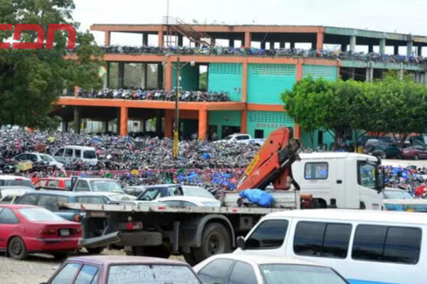 DIGESETT informa vehículos retenidos ya no se están llevando al Canódromo El Coco. (foto, fuente externa)