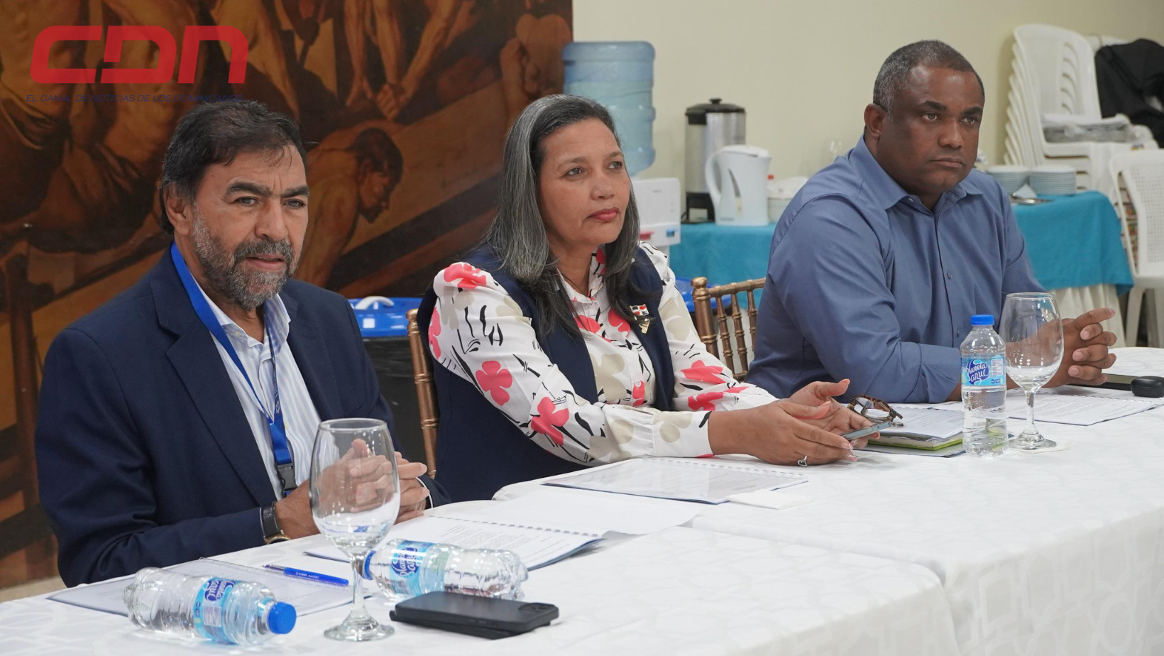 El encuentro estuvo encabezado por el director ejecutivo del INDRHI, Olmedo Caba Romano.