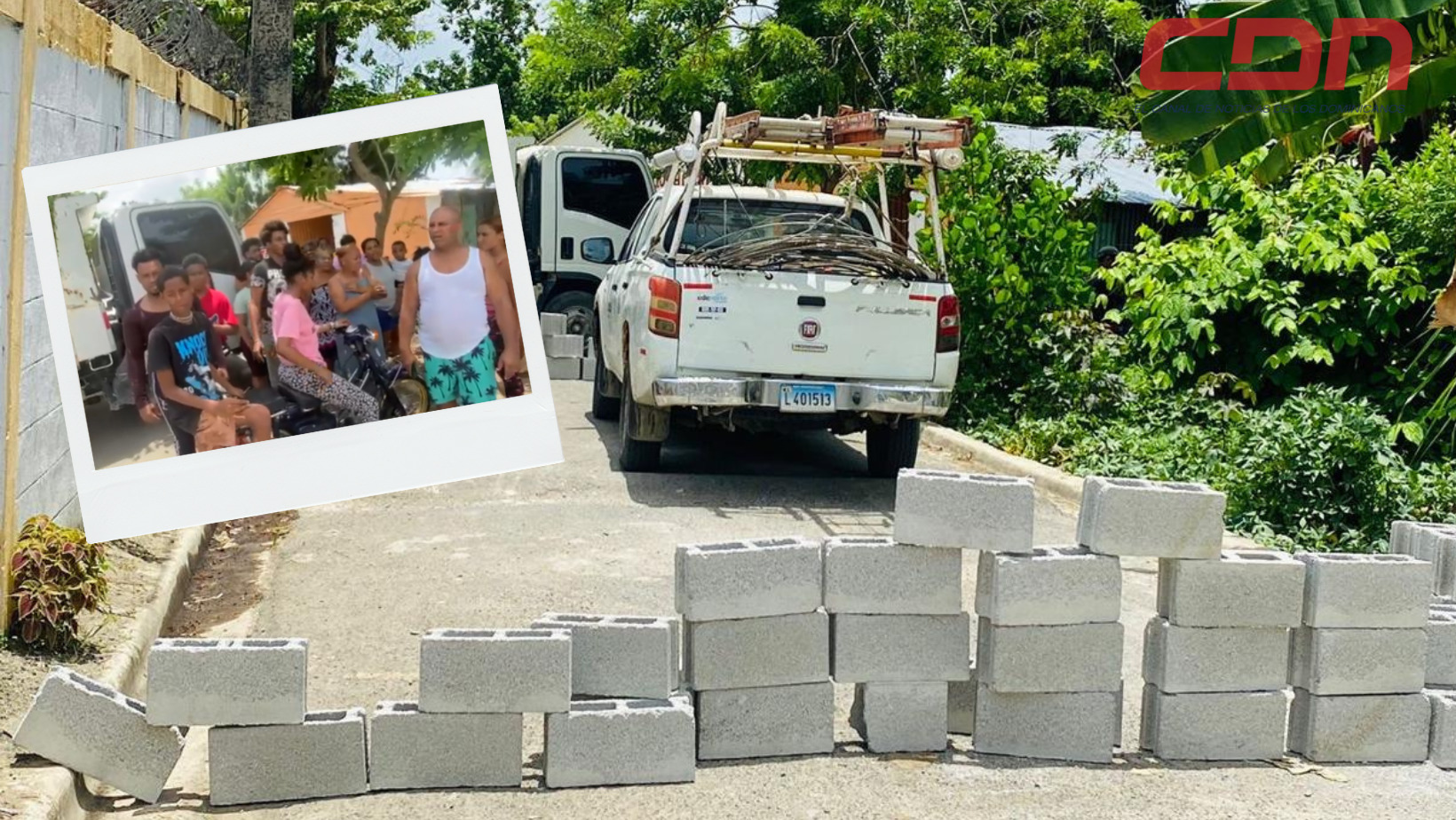 Los residentes indicaron que los negocios están teniendo perdidas económicas debido al apagón. Foto CDN Digital