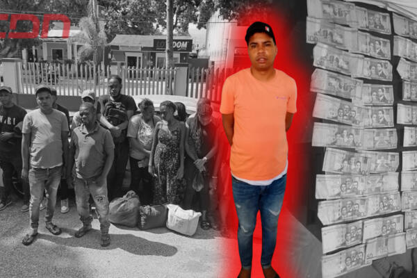 Víctor  Daniel  Fernández  Mercedes, apresado por transportar de manera ilegal a nacionales haitianos. Foto CDN Digital