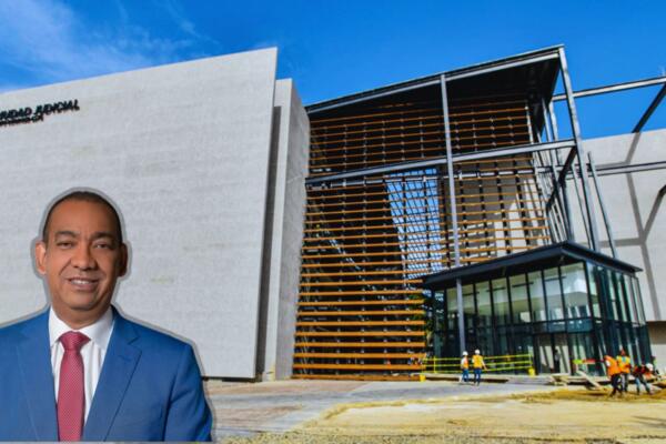 Palacio Judicial de SDE y ministro de Obras Públicas. Foto: CDN Digital