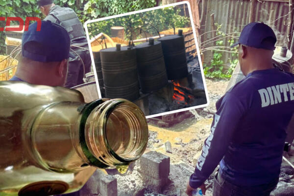 Durante las operaciones fueron confiscados 15 garrafones de cleren, entre otras cosas. Foto CDN Digital