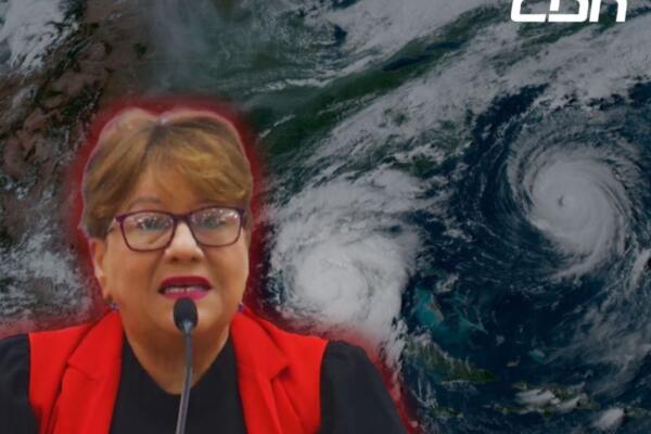 Directora Onamet cataloga como “hiperactiva” la Temporada Ciclónica 2024 durante la presentación del Plan de Contingencia junto al COE. Foto: CDN Digital