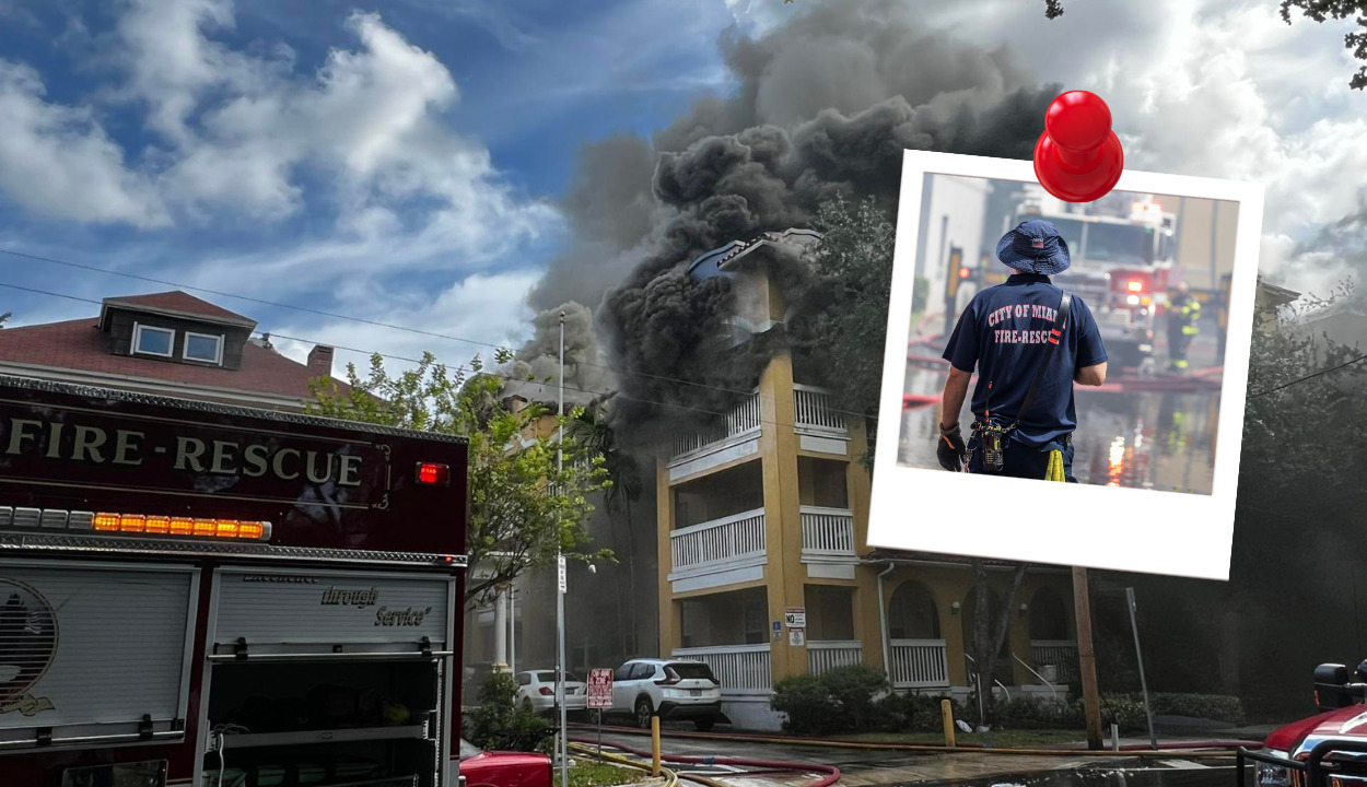 Evacuan edificio por incendio masivo precedido de un tiroteo en Miami