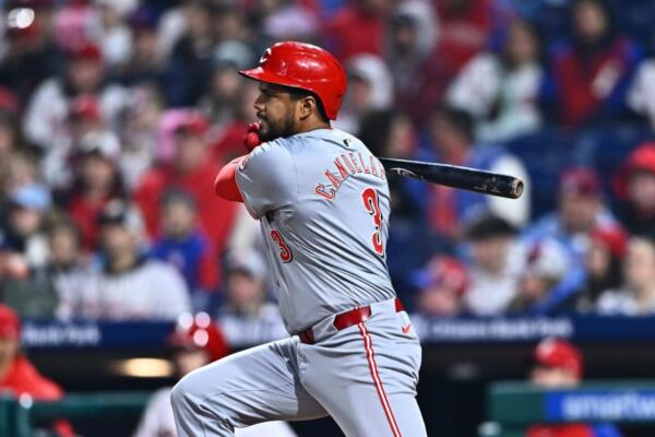 Jeimer Candelario bateó su séptimo cuadrangular de la temporada en la victoria de los Rojos sobre Colorado.